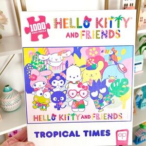 Hello Kitty and Friends Colorful 1000 Piece Tropical 🏝️ Puzzle